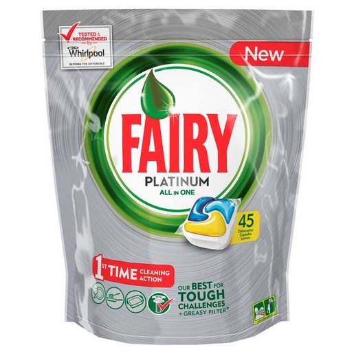 FAIRY PLATINUM 45 ALL IN ONE tablete za mašinsko pranje posu