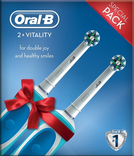 Oral-B električna četkica VITALITY x2 FAMILY PACK GIFT