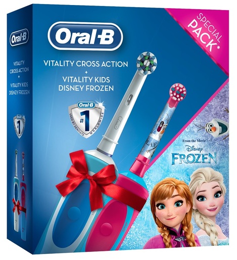 Oral B električna četkica set BRUSH VITALITY + KIDS FROZEN