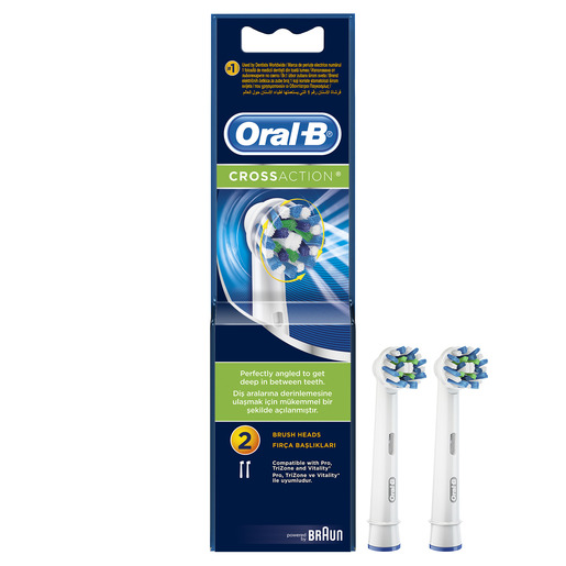 OralB Cross Action EB50 2CT zamenska glava za električne četkice