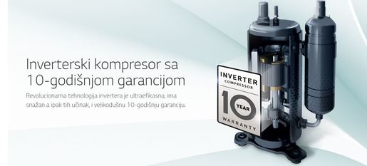 LG inverter klima uređaj PM12SP Standard Plus