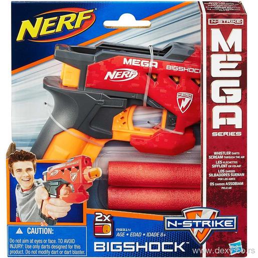 NERF PISTOLJ MEGA BIGSHOCK