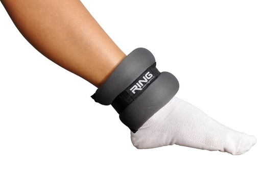 RING Tegovi sa čičkom od 2x 2kg (tamno sivi) - RX AW 2201