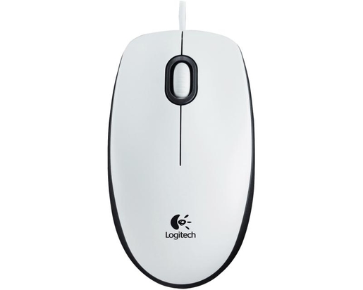 LOGITECH Žični miš M100 (Beli) 910-001603