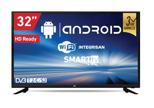 Vox LED TV 32ADS311B, HD, Android Smart*