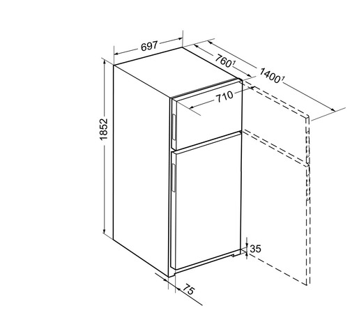 LIEBHERR  frižider CTNef5215 No frost