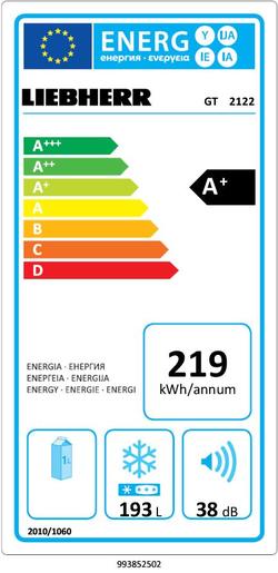 LIEBHERR horizontalni zamrzivač GT2122