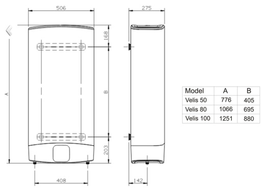 ARISTON Bojler VELIS EVO 80 L  INOX
