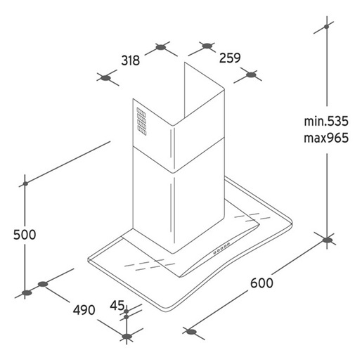 CANDY Aspirator CGM 61 X