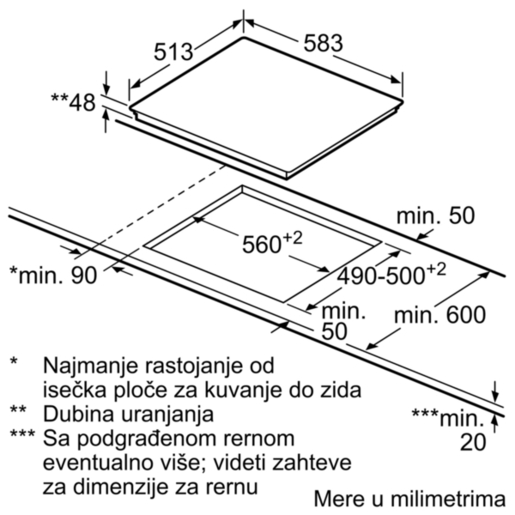 Bosch ugradna ploča PKN645FP1E
