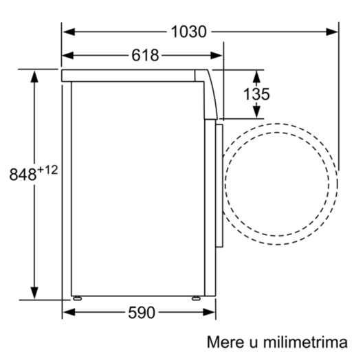 Bosch inverter mašina za pranje veša  WAT28661ME