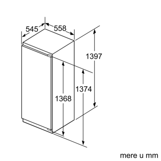 Bosch ugradni frižider KIR51AF30