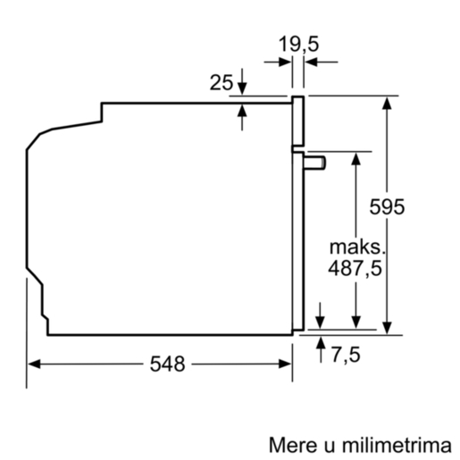 Bosch ugradna rerna HBG5780B0 sa pirolizom