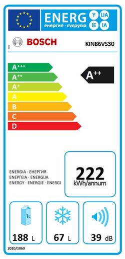 Bosch frižider KIN86VS30