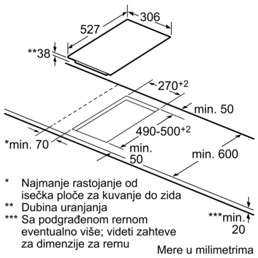 Bosch ugradna ploča PKF375FP1E