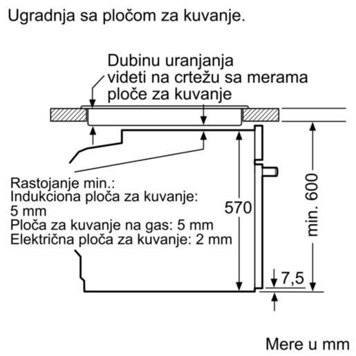 Bosch ugradna rerna HBG5780S0 sa pirolizom