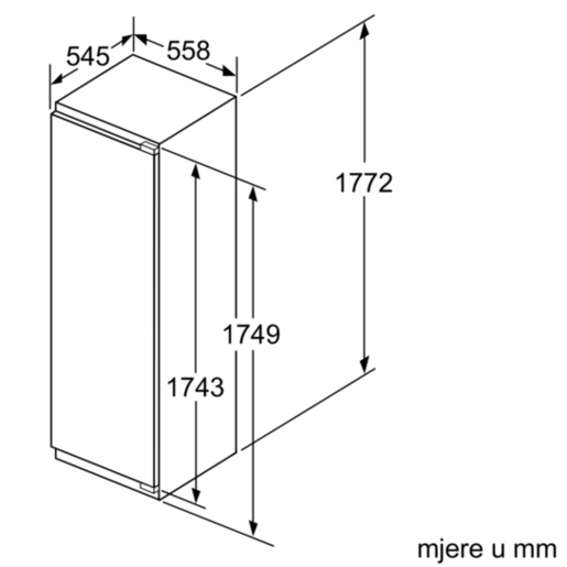 Bosch ugradni frižider KIL82AF30