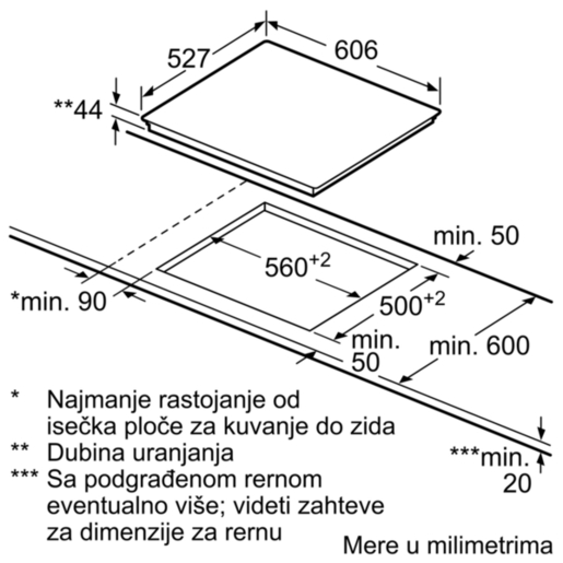 Bosch ugradna ploča PKN675DP1D