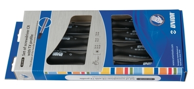 UNIOR Odvijači Torx sa Cr ručkom u garnituri 617031