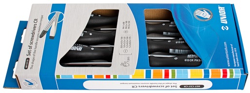 UNIOR Odvijači CR u garnituri 607CS7CR