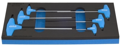 UNIOR Torx ključevi sa T-ručkom u SOS ulošku 621069