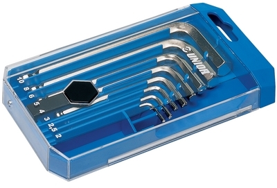 UNIOR Ključevi imbus loptasti u plastičnoj kutiji 610916