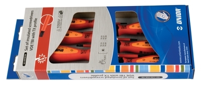 UNIOR odvijači Torx izolovani u garnituri 617049