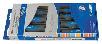 UNIOR Odvijači Torx sa TBI ručkom u garnituri 612300
