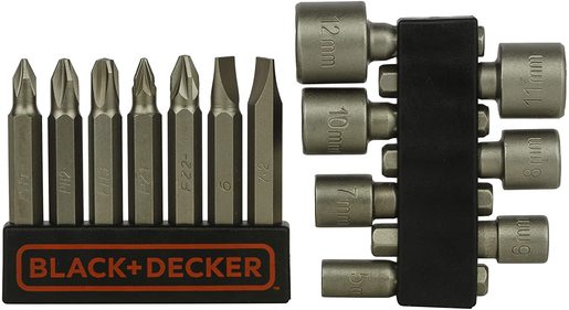Black+Decker A7104 56-delna garnitura odvijača i bitova
