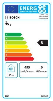 Bosch protočni bojler TR 1100 18 B