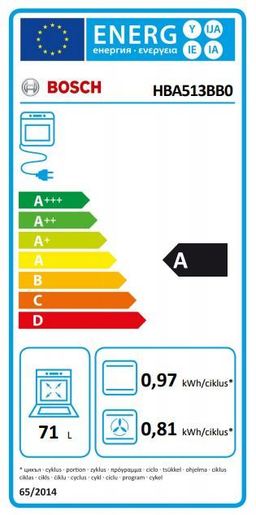 Bosch ugradna rerna HBA513BB1