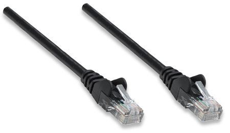 LAN Intellinet patch kabl 3m Cat.5e UTP PVC crni