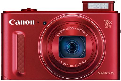 FOTOAPARAT CANON PowerShot SX610 HS red-WiFi,NFC