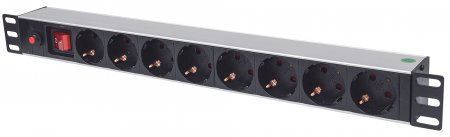 LAN Intellinet 19"1U Rackmount razvodni panel sa 8mesta,3m