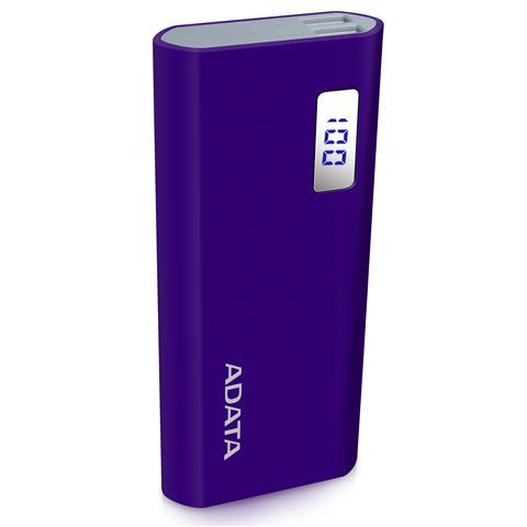 EKSTERNA BATERIJA AData 12500mAh AP12500D-DGT-5V-CPU ljubičasti