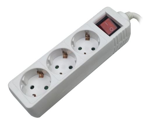 Produžni kabl MS STREAM 3 beli