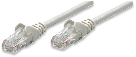 LAN Intellinet patch kabl 1m Cat.5e UTP PVC sivi