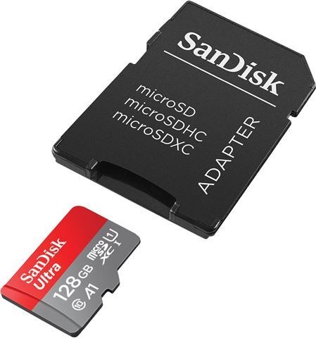 MICRO SD.128GB SanDisk Ultra + adapter SDSQUAR-128G-GN6MA
