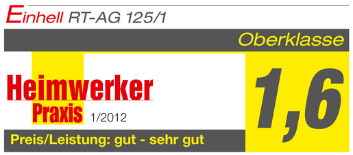 EINHELL RT-AG 125, Ugaona brusilica