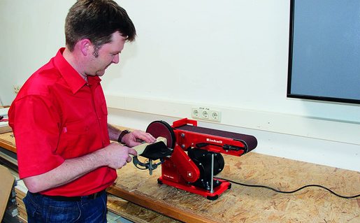 Einhell TC-US 400 dvostrana brusilica sa trakom i diskom