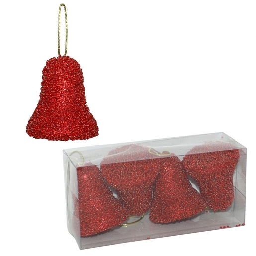 7 cm Zvono stiropor 4 kom, crv