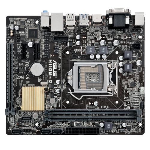 Asus Intel MB H110M-R/C/SI 1151, HDMI,DVI-D,D-SUB