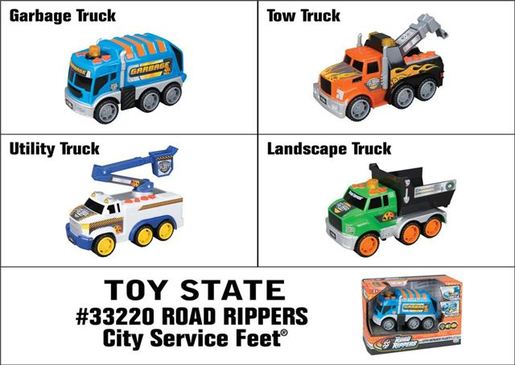 Kamiončić Road Rippers City Service Fleet 11 cm, svjetla i zvuk SORTO