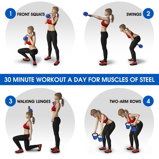 RING kettlebell metal+vinyl 20kg RX DB2174-20