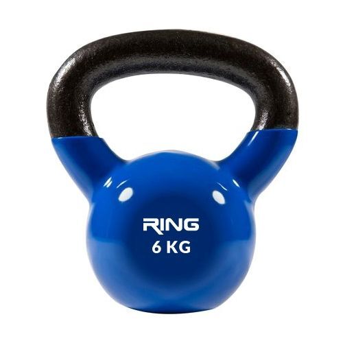 RING Kettlebell 6kg metal vinyl RX DB2174-6 blue