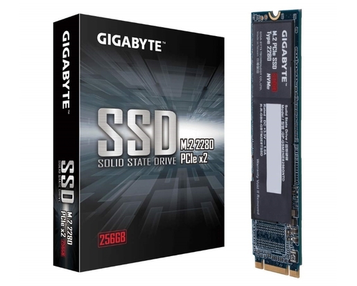 GIGABYTE256GB M.2 PCIe Gen 3 x2 NVMe GP-GSM2NE8256GNTD SSD