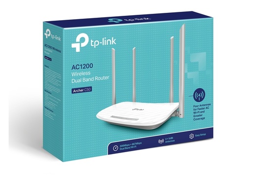 TP-LINK Wi-Fi Ruter AC1200 Dual-Band, 5x10/100M port, 4x eks
