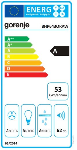 Gorenje aspirator BHP 643 ORAW
