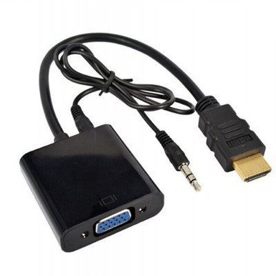 Adapter-konvertor HDMI na VGA (m/ž) + audio kabl 3.5mm*