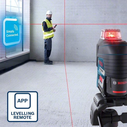Bosch Professional GLL 3-80 C laser za linije GBA 12V + LR7 + LR 6/7 + GAL 1230 CV + BM 1 + L-Boxx 0601063R05